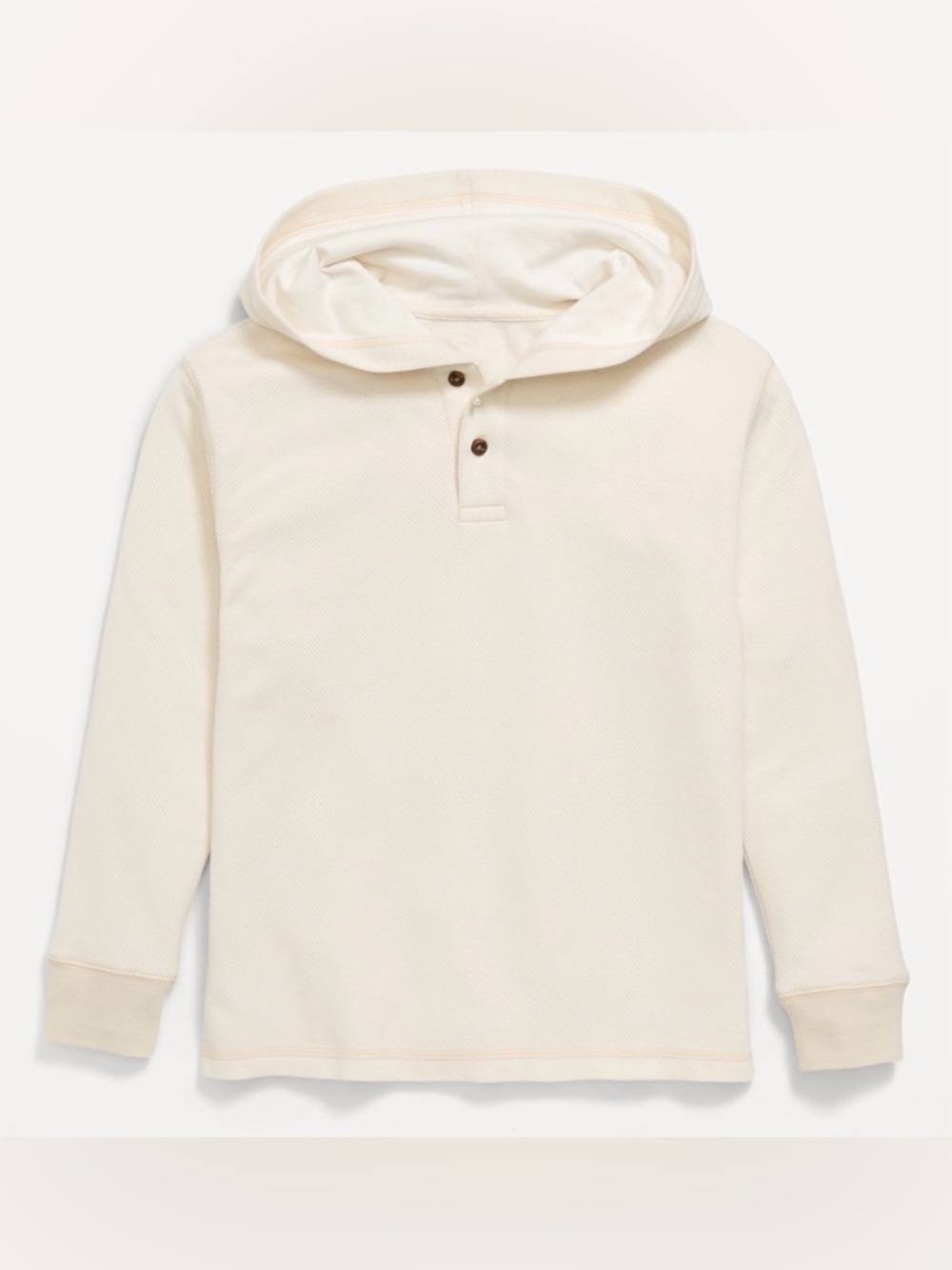Old Navy Boys Cozy Hooded Henley Sweater